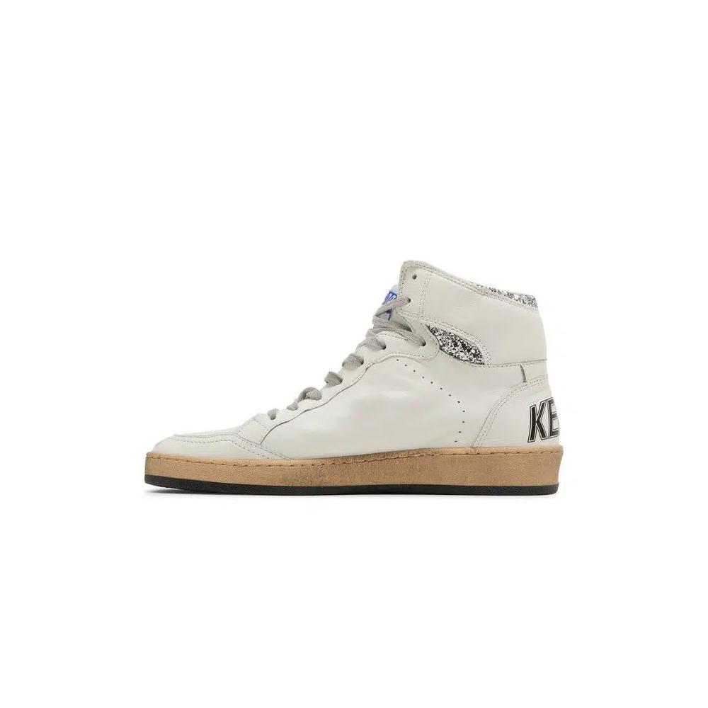 Кроссовки Golden Goose Wmns Sky Star 'White Silver Glitter' 3