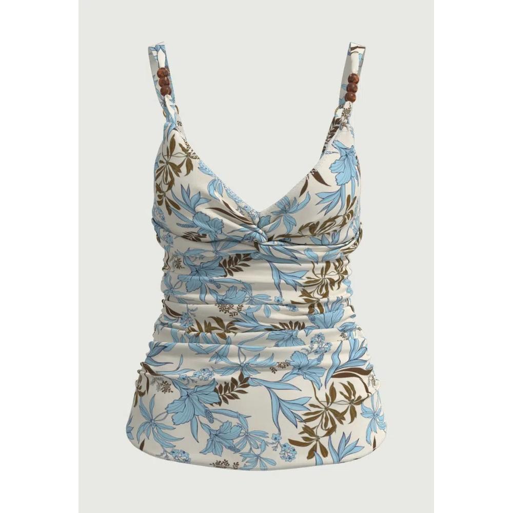 Wild Hibiscus Cool Coconut Plus Cup Танкини 2