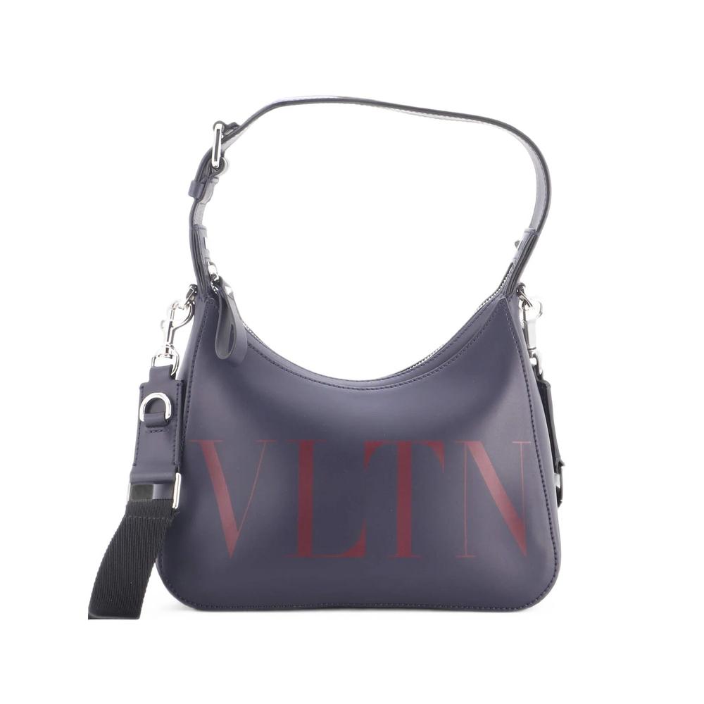 VLTN Printed Leather Small hobo bag 1