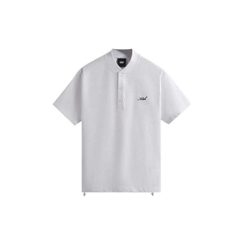 Топы Kith Seersucker Pearson Henley Pullover 'White' 1
