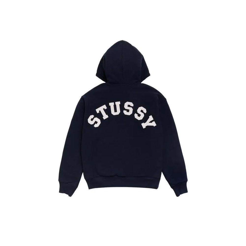 Худи Stussy Double Faced Zip Hoodie 'Navy' 2