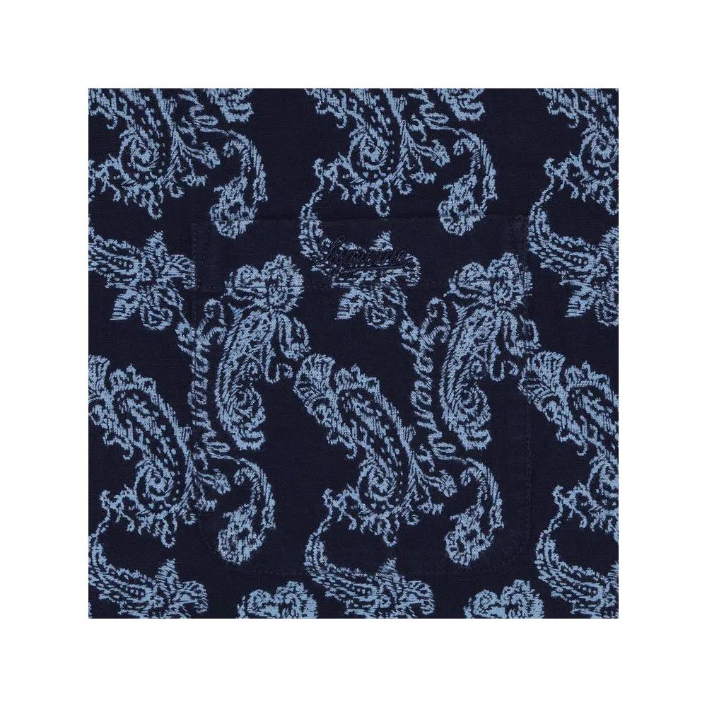Фланелевая рубашка Supreme Paisley Flannel Shirt 'Темно-синий' 3