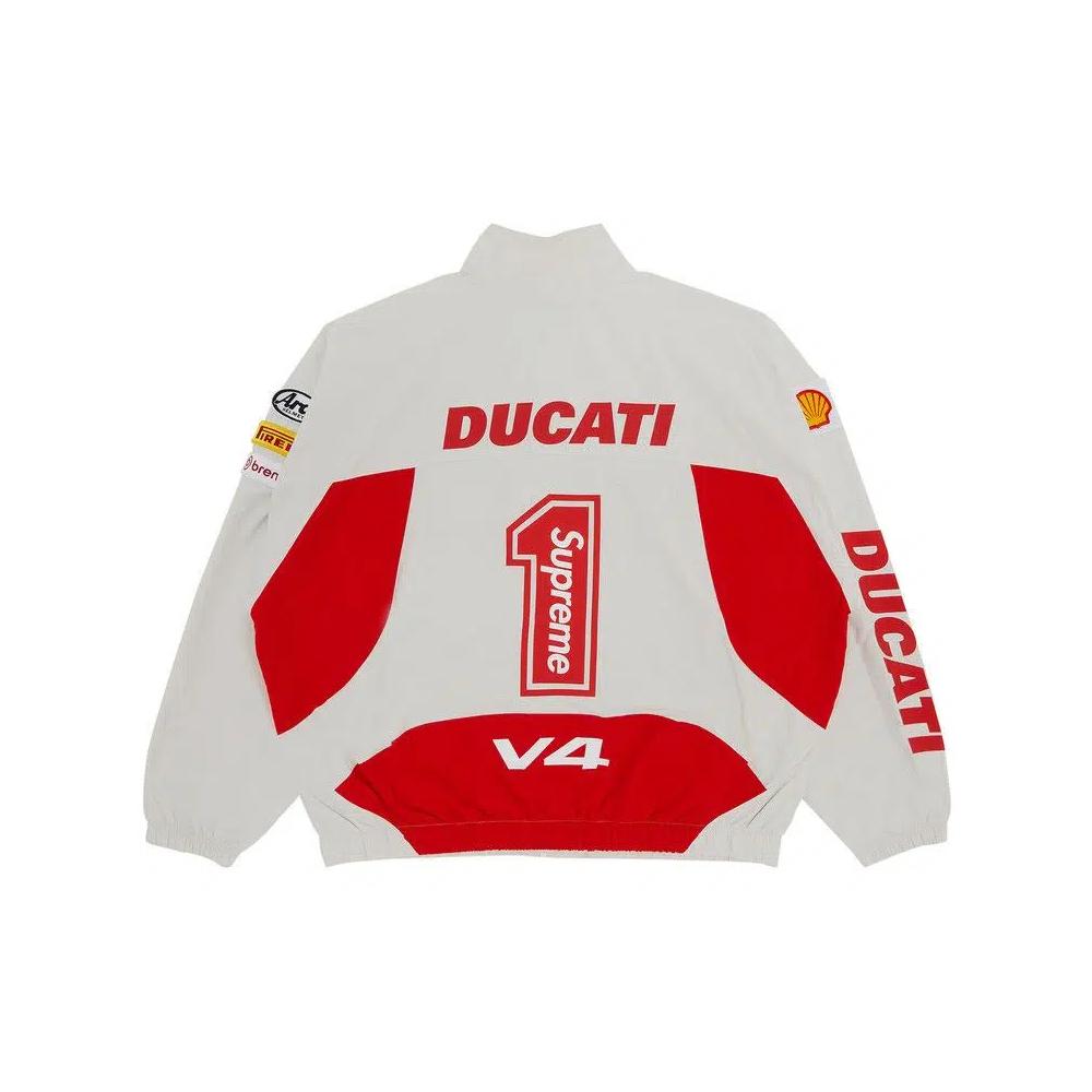 Трековые куртки Supreme x Ducati Track Jacket 'Light Grey' 2