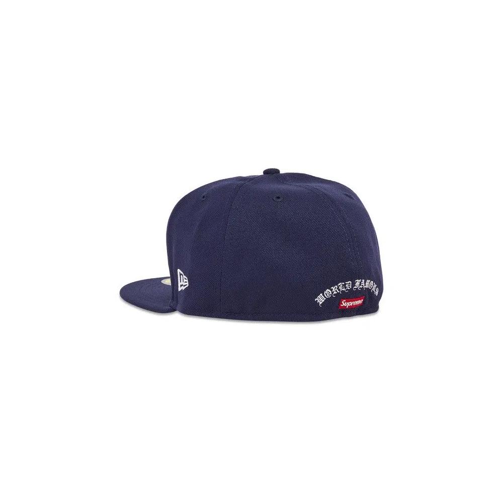 Кепки Supreme Gold Cross S Logo New Era 'Light Navy' 3