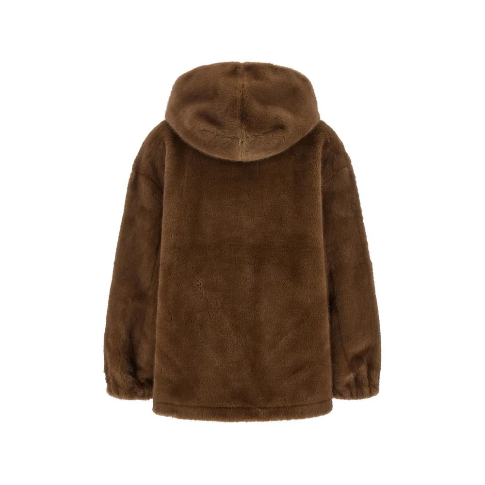 hooded faux-fur jacket 2