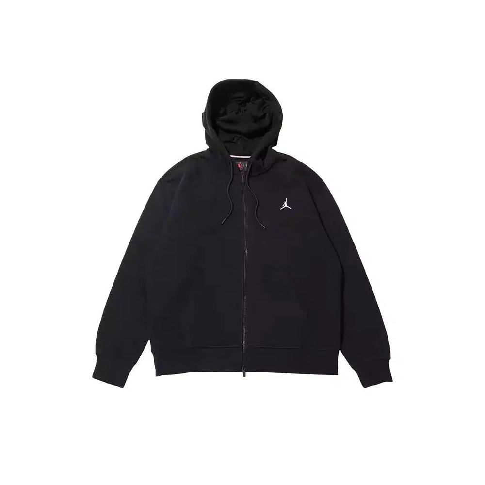 Топы Air Jordan Brooklyn Full-Zip Hoodie 'Black/White' 1