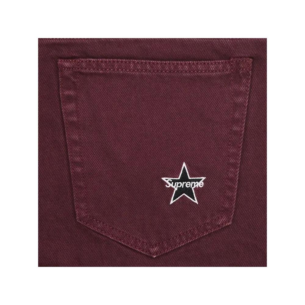 Джинсы Supreme Regular Jean 'Красный' 3