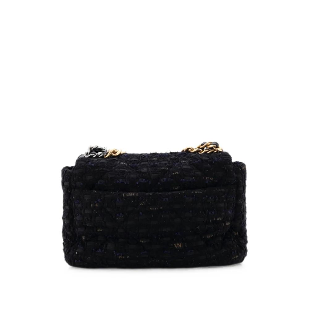 Большая сумка через плечо 19 Flap Bag Quilted Tweed and Ribbon 2
