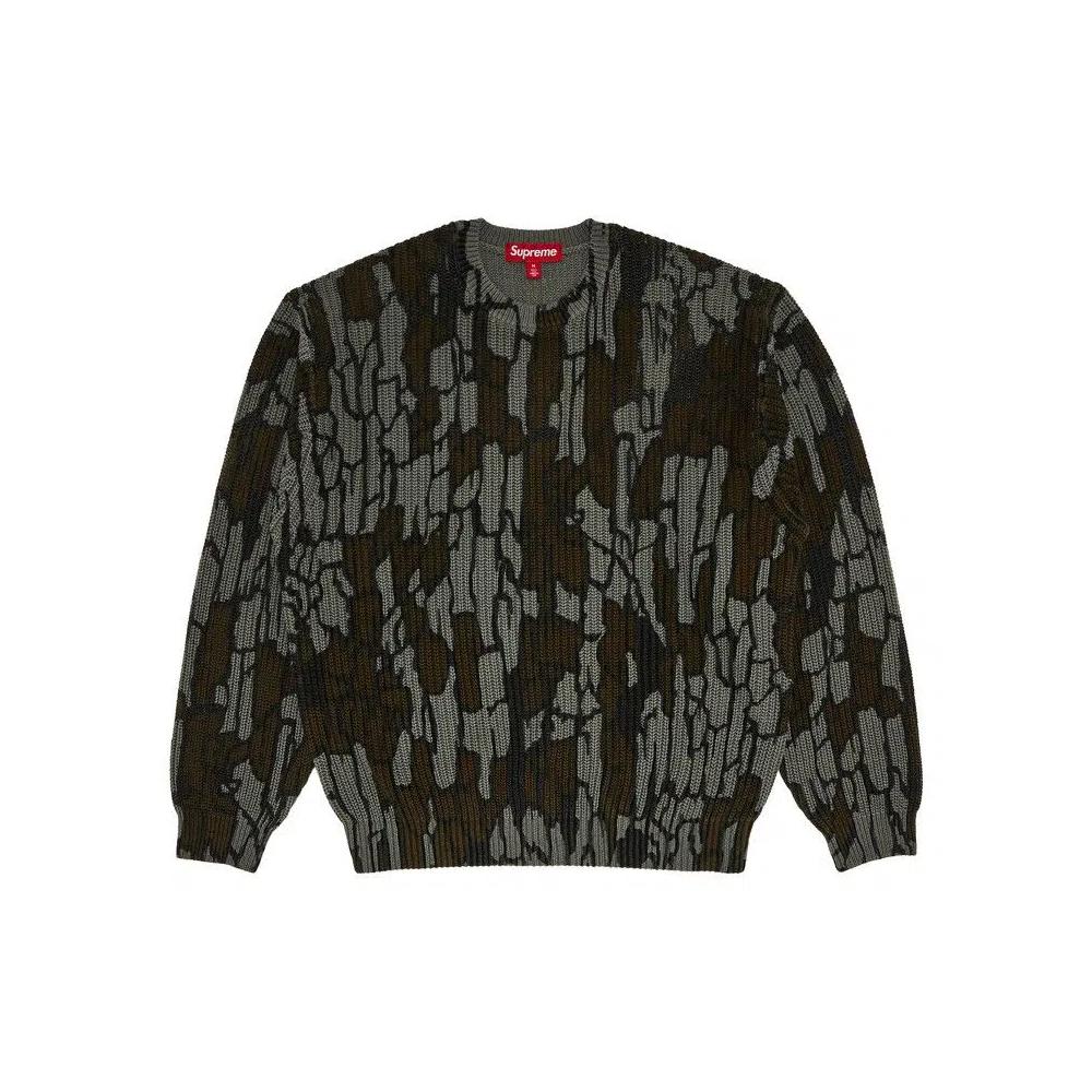 Топы Supreme Old English Printed Sweater 'Mossy Oak Trebark Camo' 2