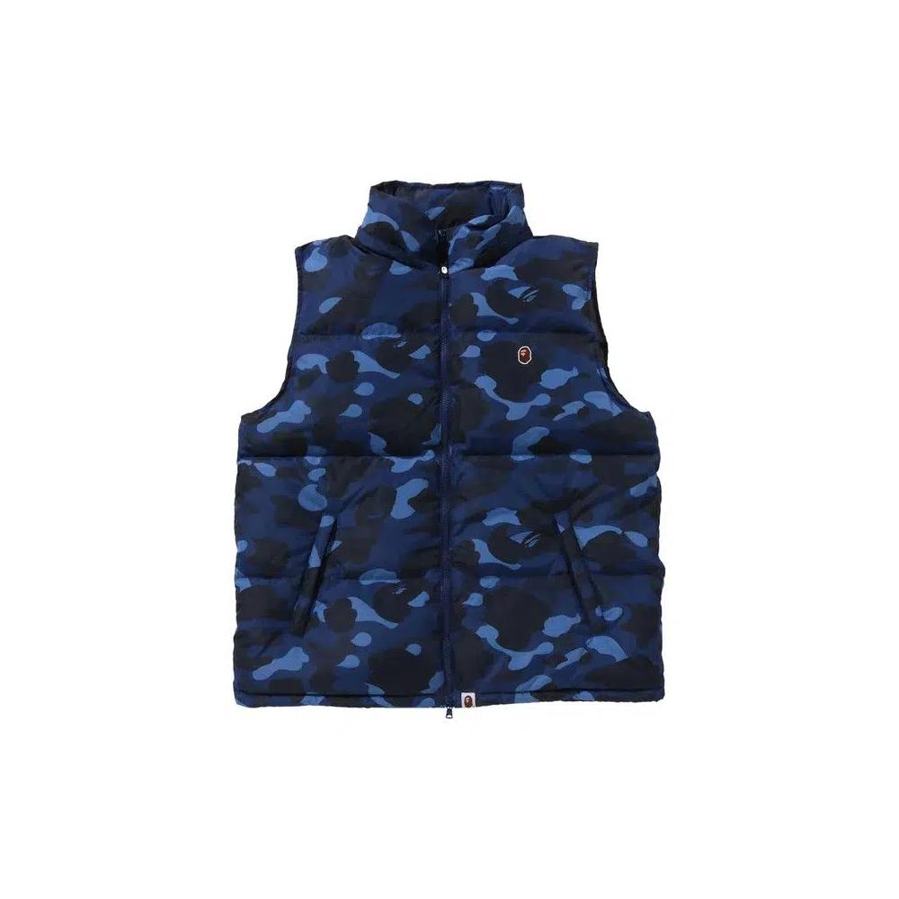 Жилеты BAPE Color Camo Down Vest «Темно-Синий» 3