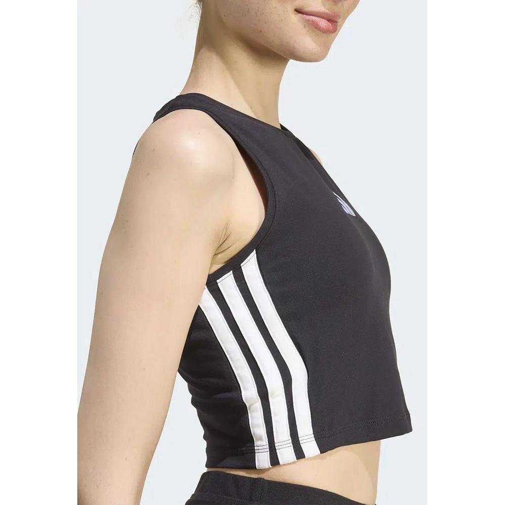Essentials 3-Stripes утепленный топ-майка 4