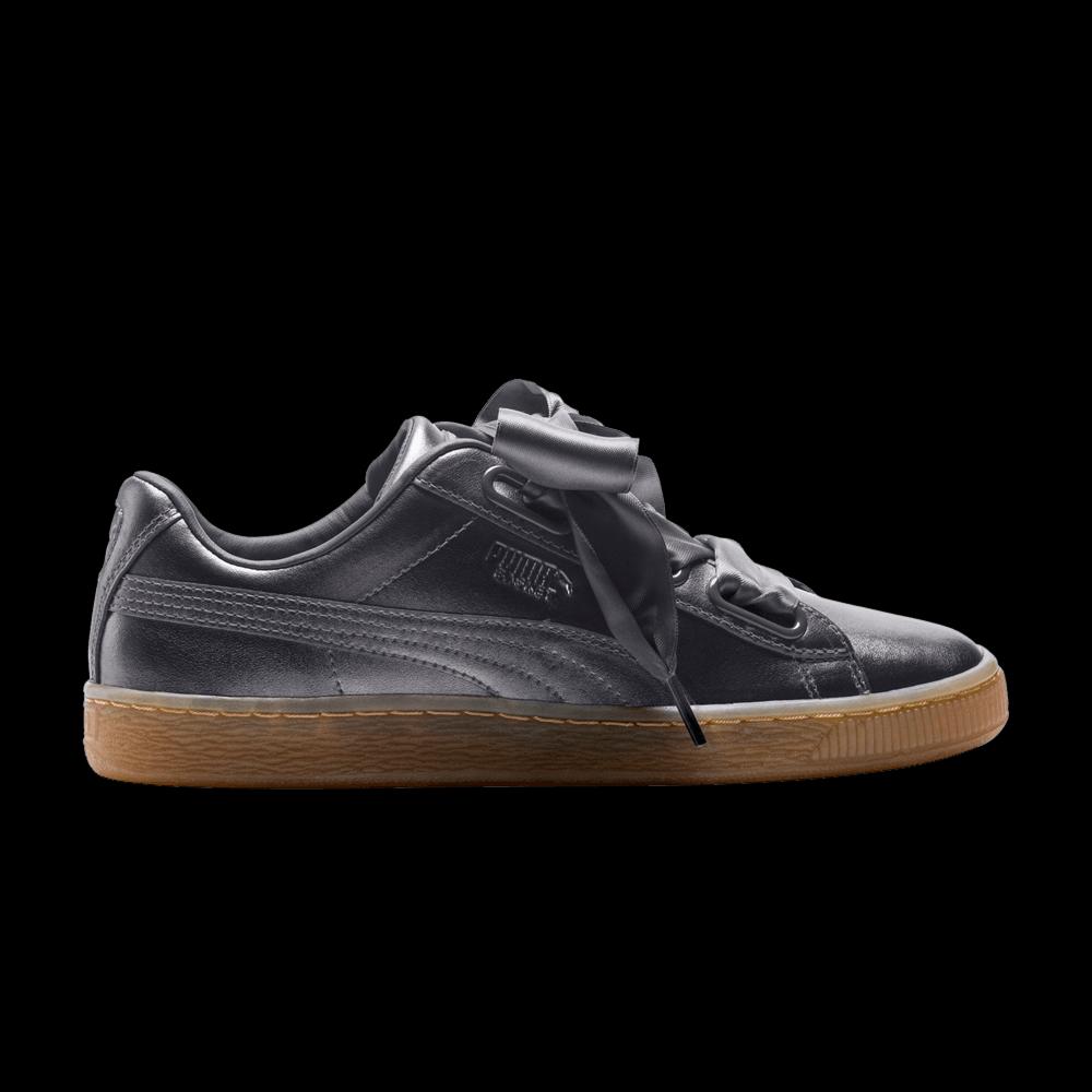 Кроссовки Puma Wmns Basket Heart Luxe 'Quiet Shade' 1