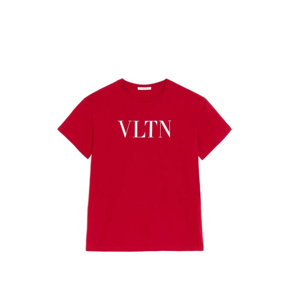 Футболка с декором VLTN Tag 1