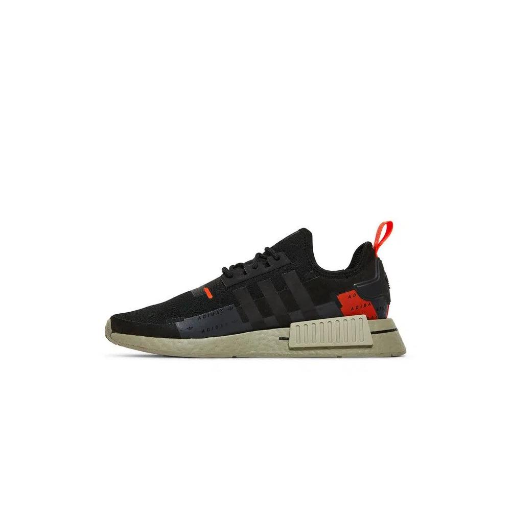 Кроссовки Adidas NMD_R1 'Black Solar Red' 3