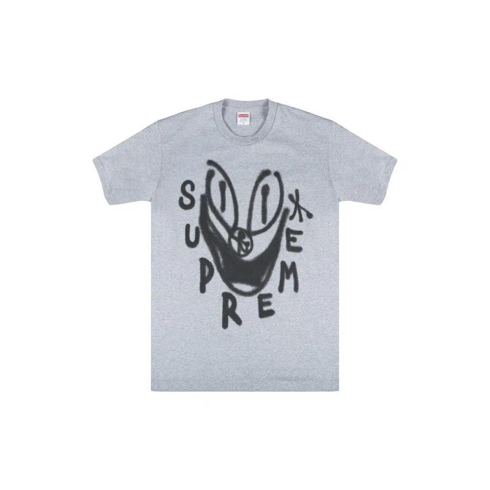 Футболки Supreme Smile T-Shirt 'Grey' 1