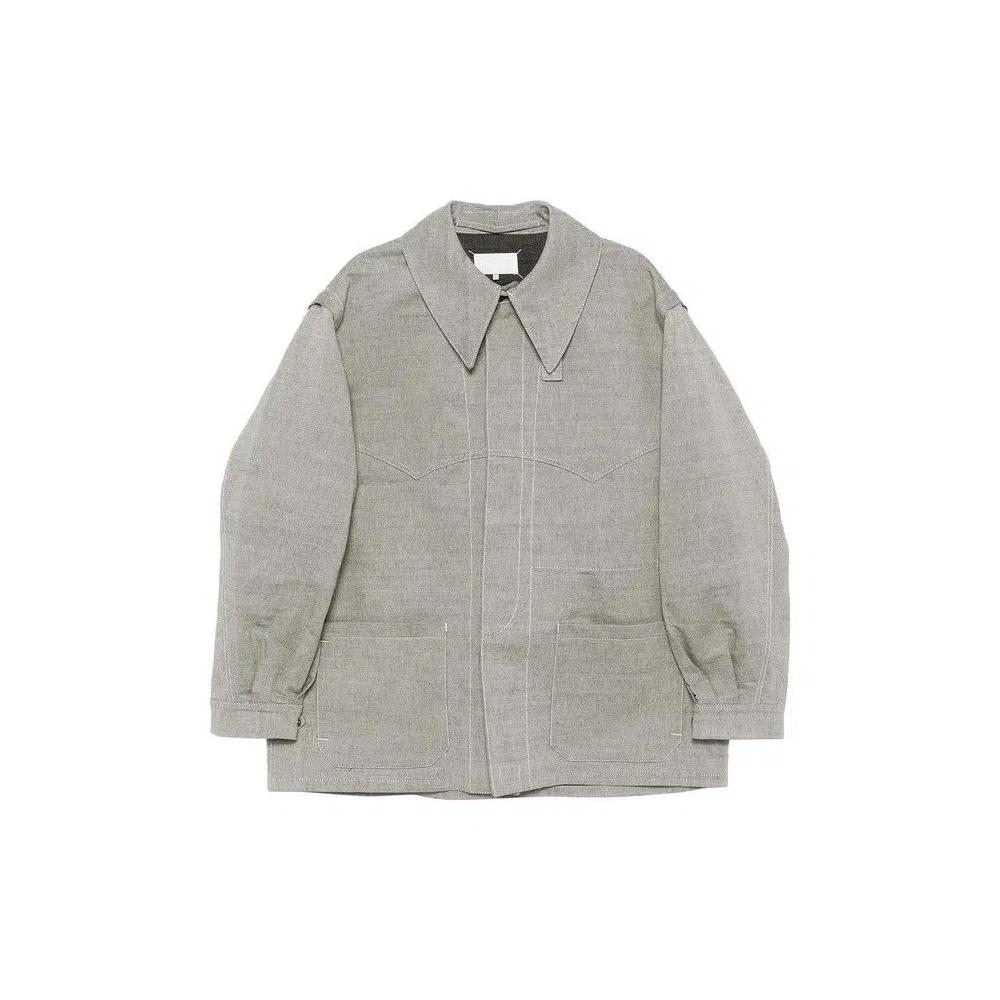 Верхняя одежда Maison Margiela Twill Oversize Jacket 'Серый' 1