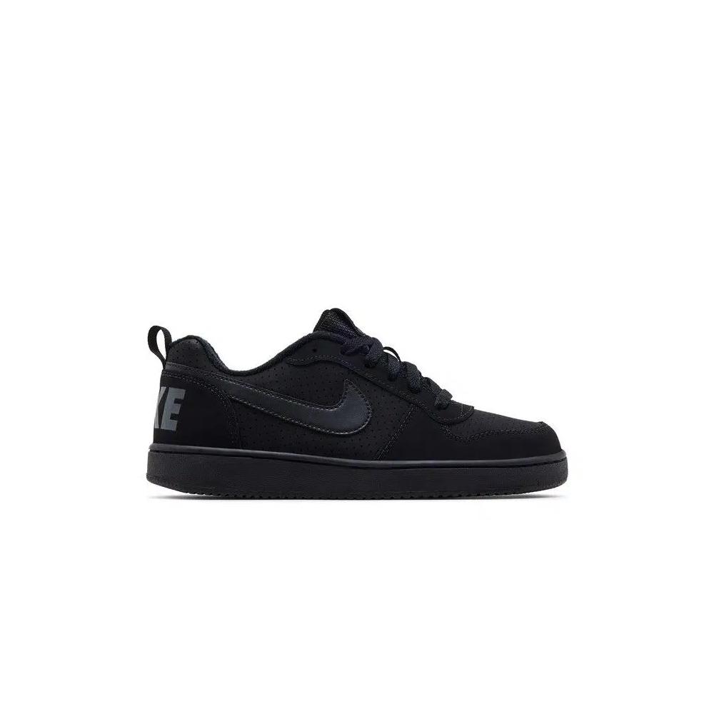 Кроссовки Nike Court Borough Low GS 'Triple Black' 1