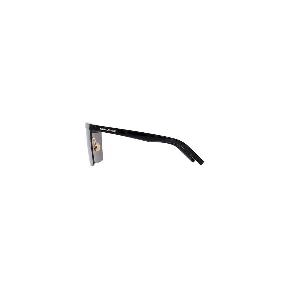 Солнцезащитные очки Saint Laurent Shield Shape Frame 'Black' 2