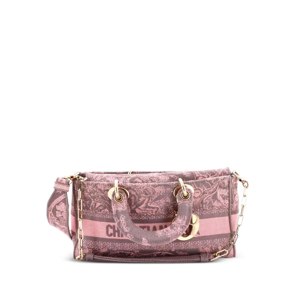 Сумка-сэтчел Lady D-Joy Bag Embroidered Canvas Medium 1