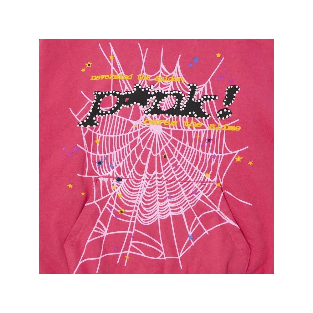 Худи Sp5der P*nk Hoodie 'Pink' 3