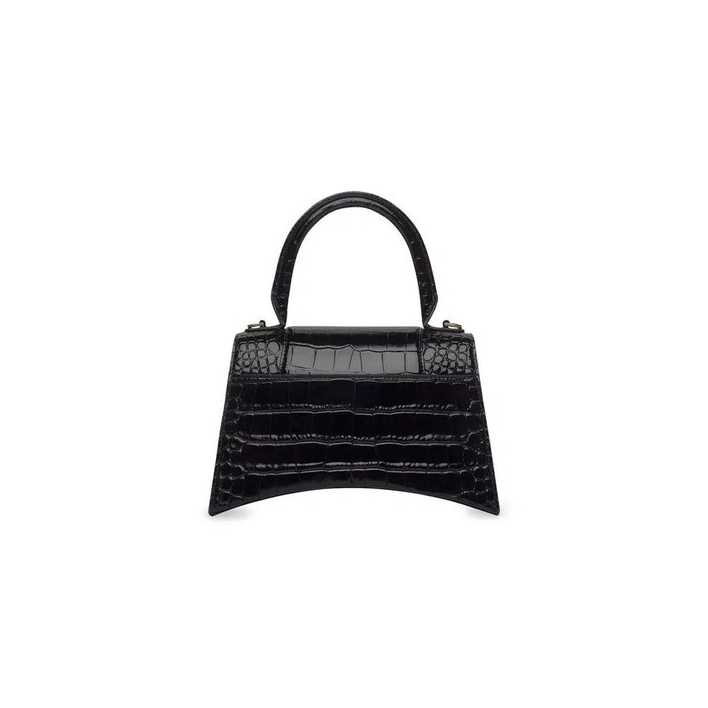 Сумки с ручками Balenciaga Hourglass Small Top Handle Bag 'Black' 2