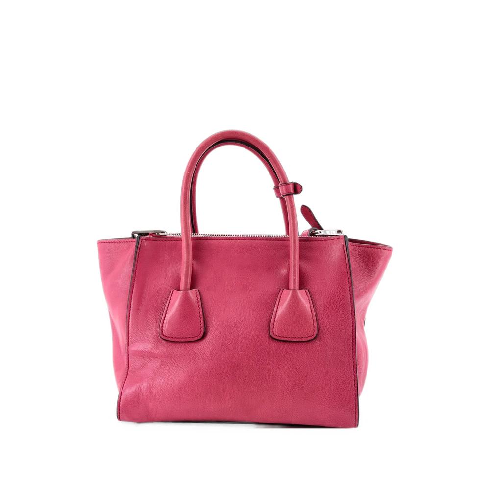 Twin Pocket Convertible Leather Small tote bag 2
