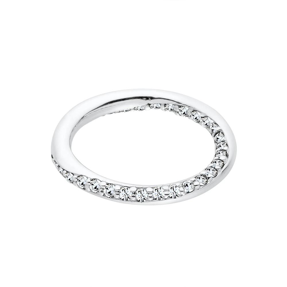 Кольцо Twisted, украшенное кристаллами Swarovski® 3