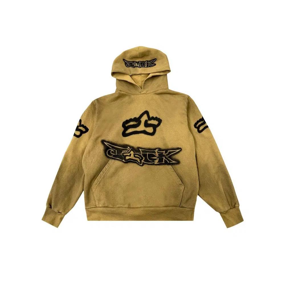 Худи Cactus Jack от Travis Scott x Fox Racing Hoodie II 'Тан' 1