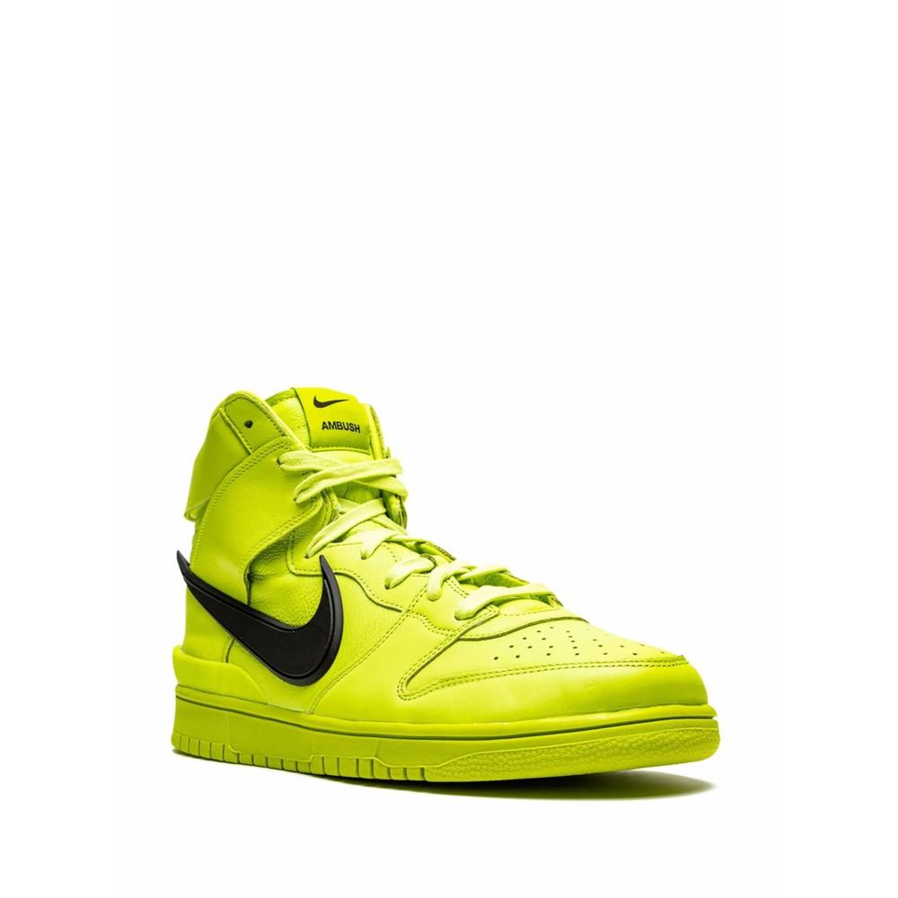 Кроссовки Dunk High Flash Lime из коллаборации с Ambush 2
