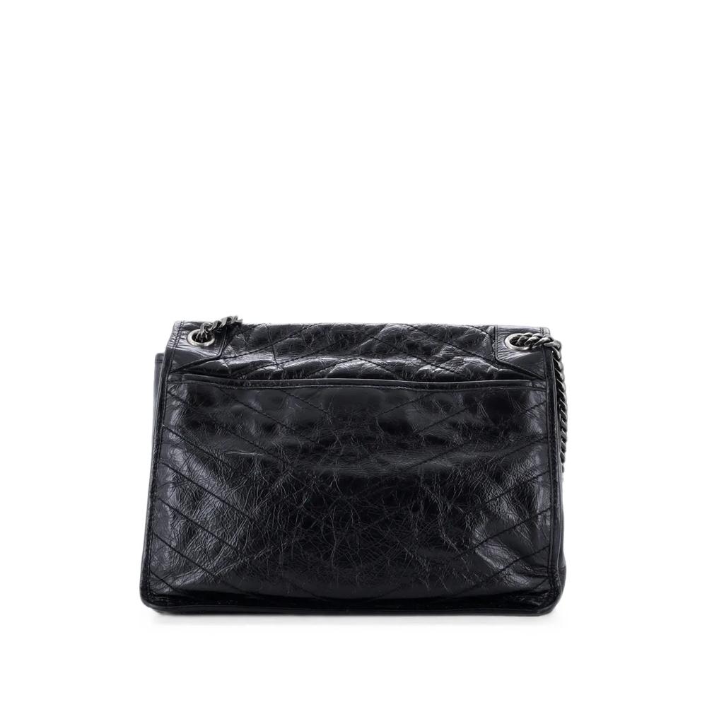 Большая сумка на плечо Niki Chain Flap Bag Matelasse Chevron Leather 2