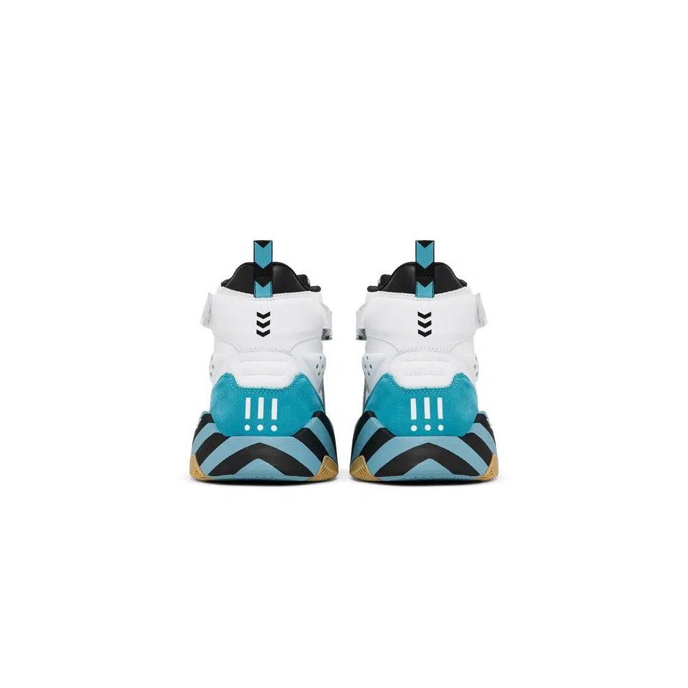 Кроссовки MSCHF BWD High 'White Black Blue' 6