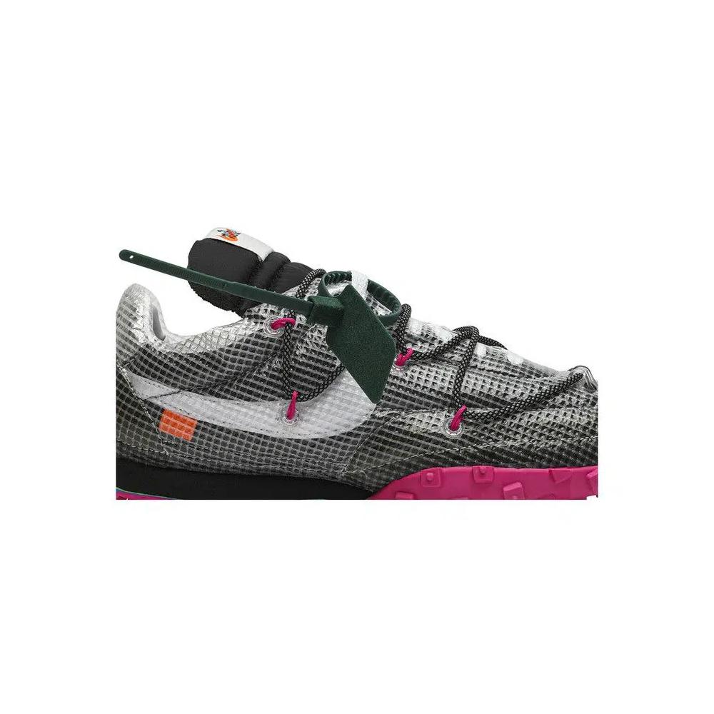 Кроссовки Off-White x Nike Wmns Waffle Racer 'Fuchsia' 2