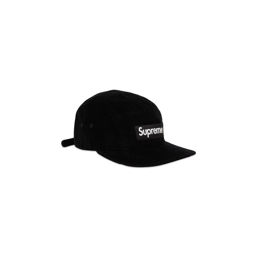 Кепки Supreme Corduroy Camp Cap 'Black' 2