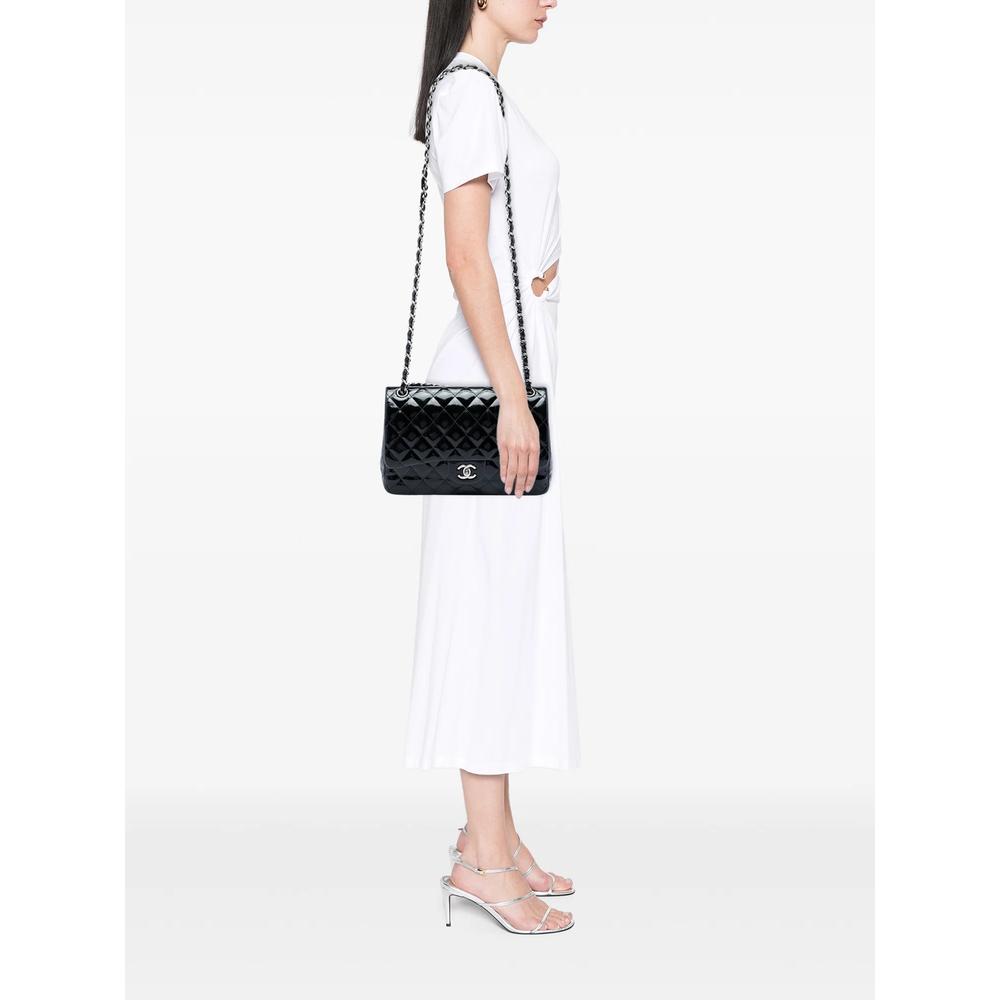 2012-2013 Jumbo Classic Patent Double Flap shoulder bag 2