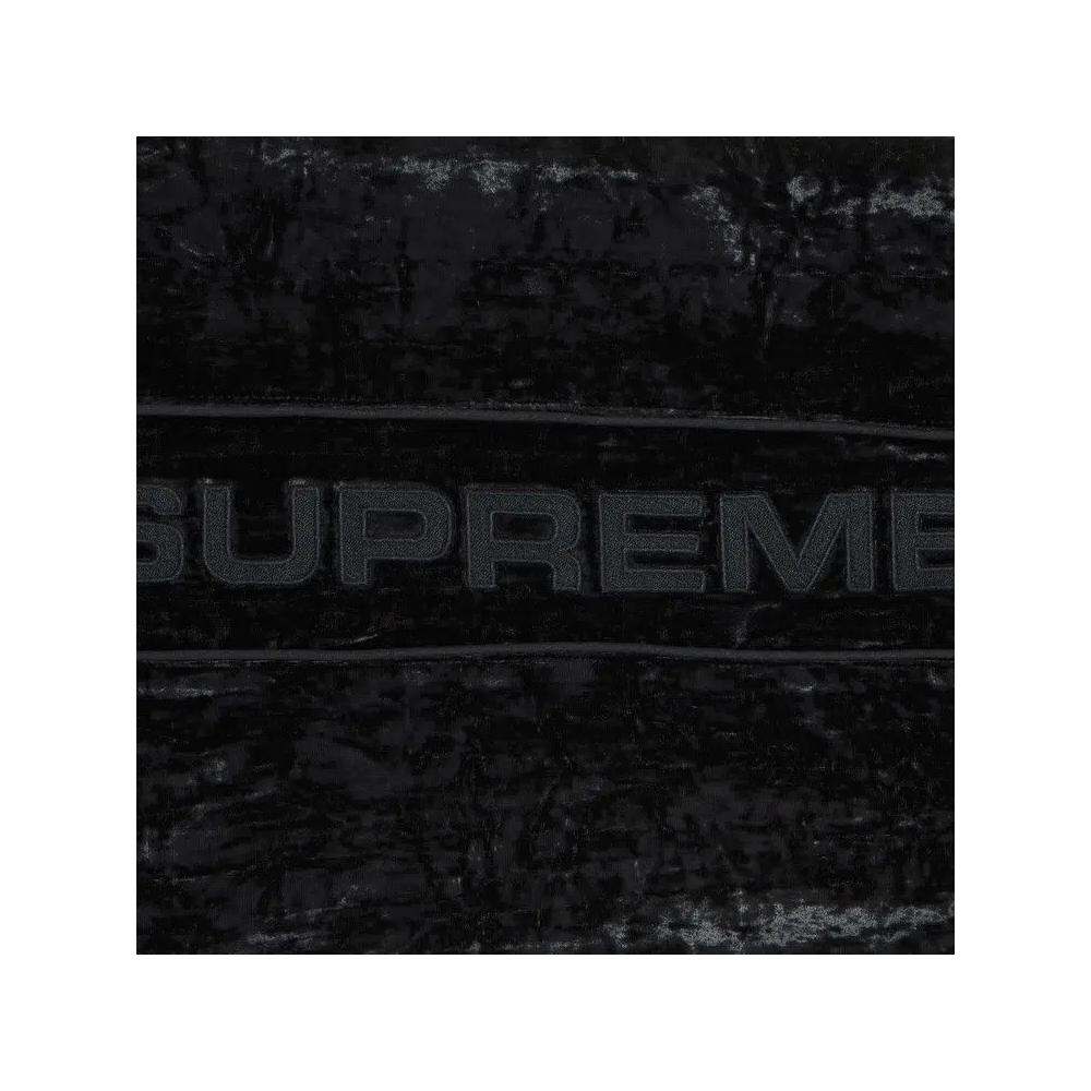 Спортивные штаны Supreme Crushed Velvet Track Pant 'Черный' 3