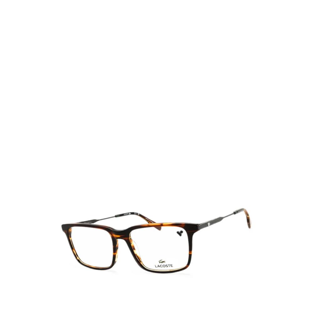 tortoiseshell-effect rectangle-frame glasses 2