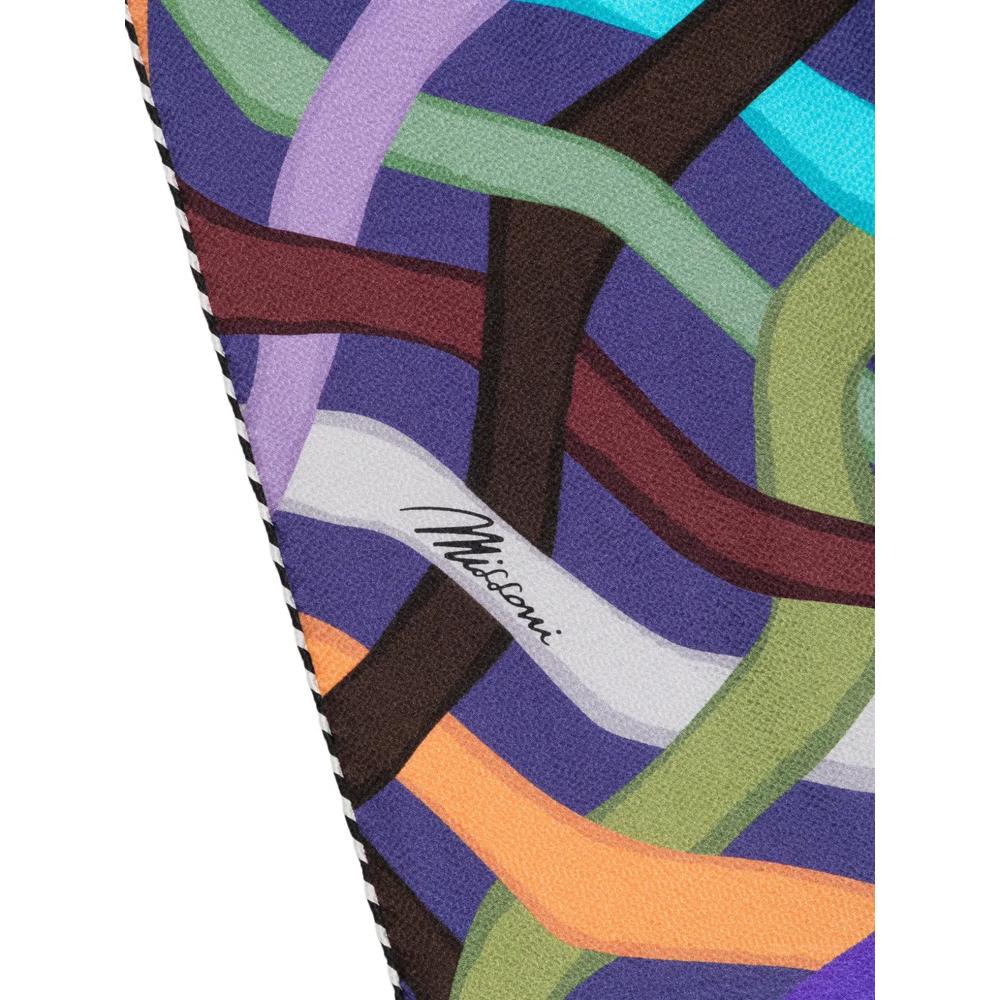 abstract-print scarf 2