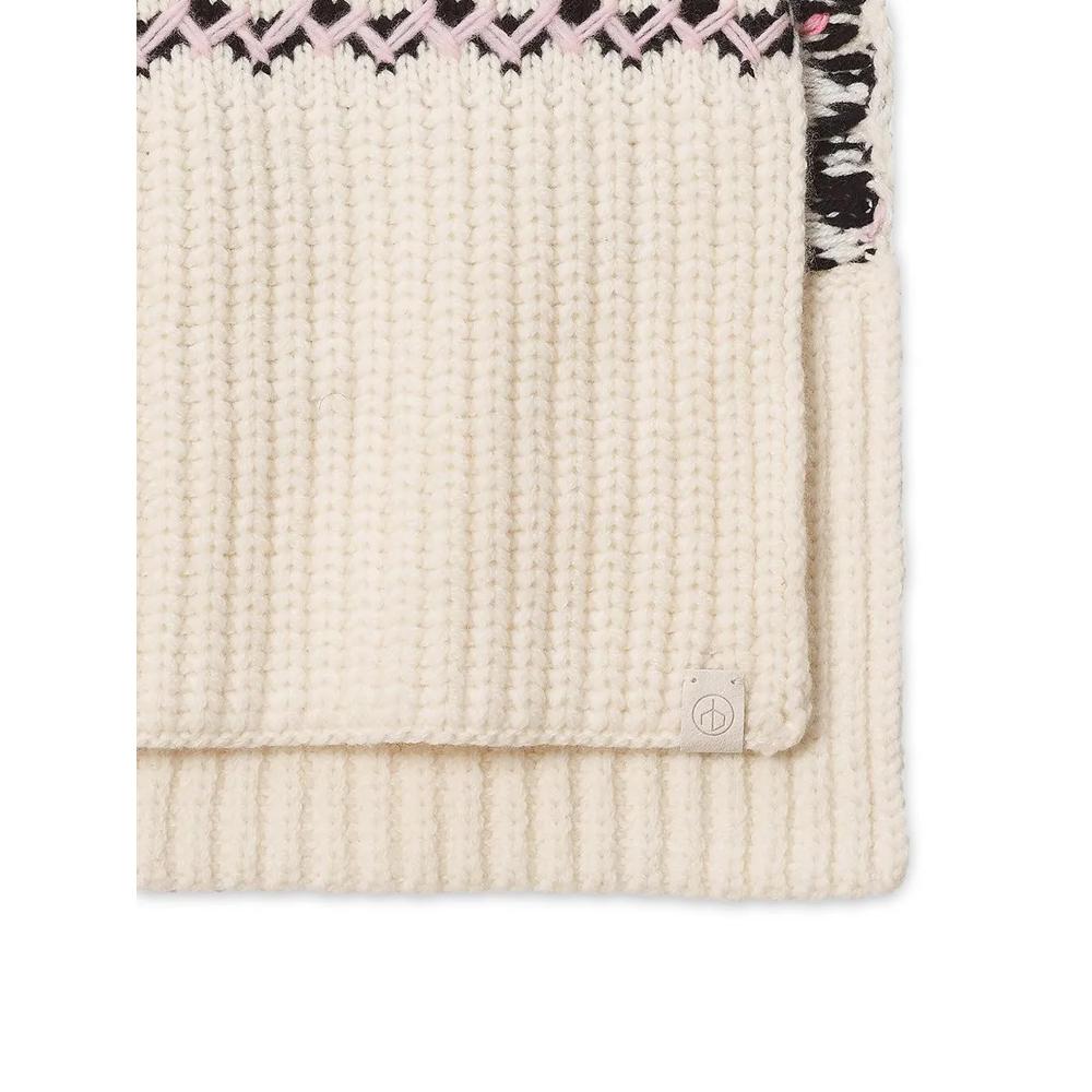 Leigh fair-isle ribbed scarf 2