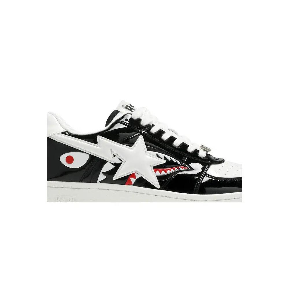Кроссовки Lifestyle Bapesta Low M1 «Shark Face — Black» 2