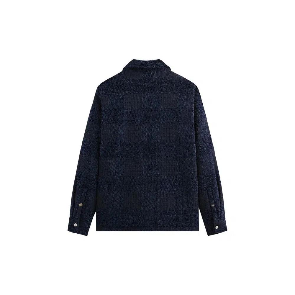 Рубашки-овершоты Kith Chenille Plaid Brixton Puffed Shirt Jacket «Nocturnal» 2