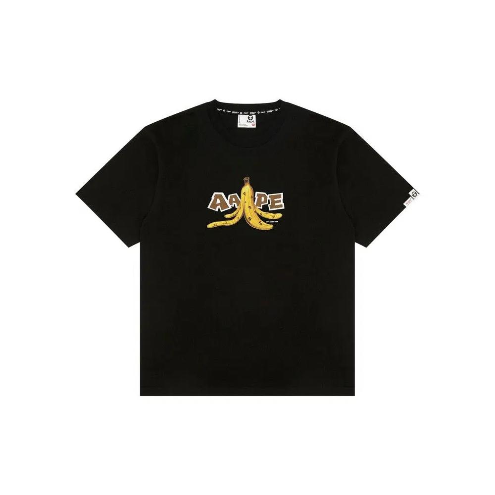 Футболка AAPE Logo Graphic Tee 'Black' 1