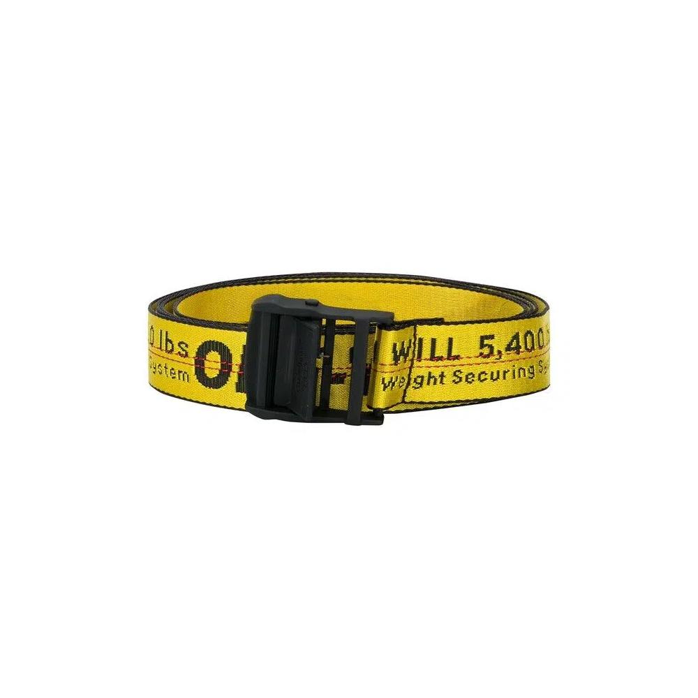 Ремни Off-White Classic Industrial Belt 'Yellow/Black' 1