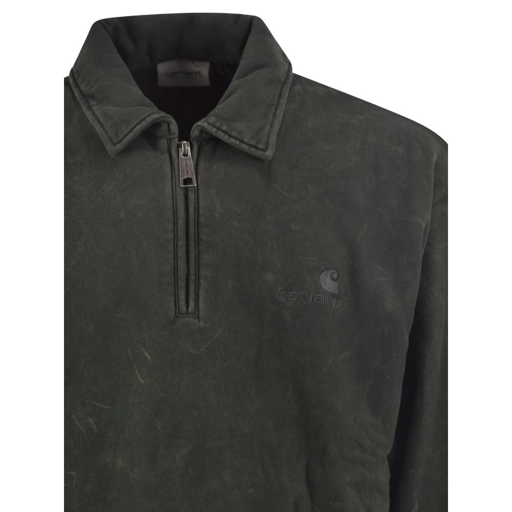 Lambert half-zip long-sleeve polo shirt 4