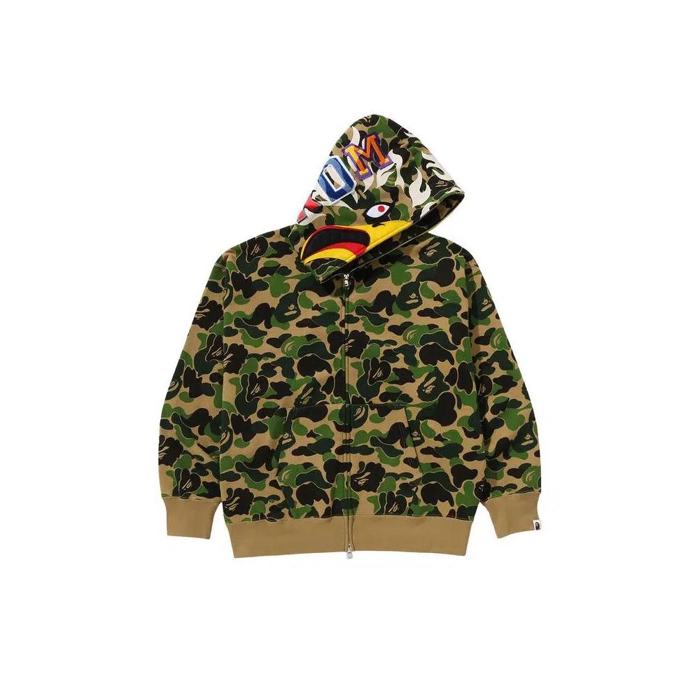 Молнии BAPE x Readymade ABC Camo Eagle Relaxed Fit Full Zip Hoodie «Green» 2