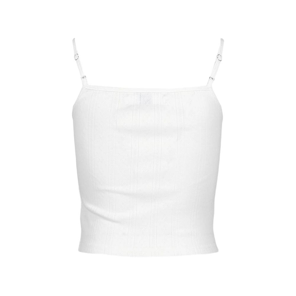 Hard Work graphic-print pointelle-knit tank top 2