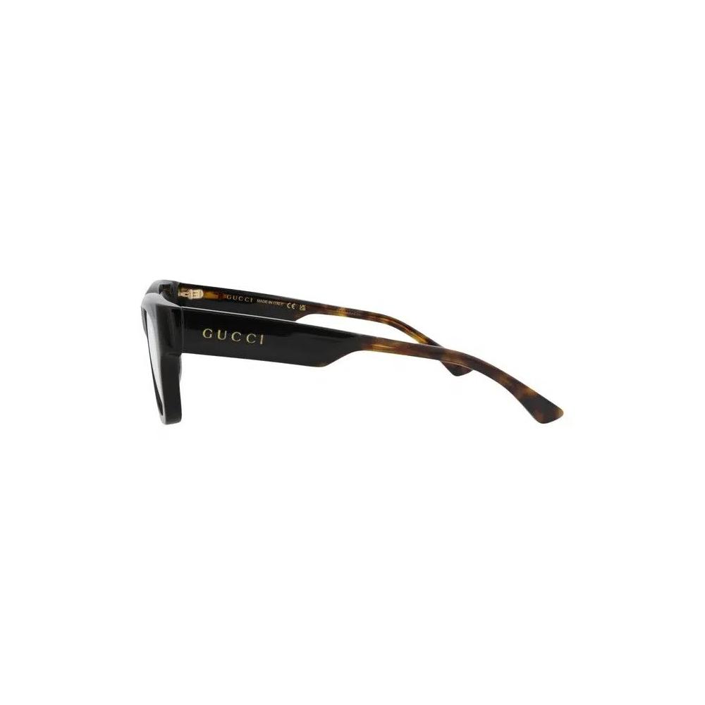 Очки Gucci Square-Frame Recycled Acetate Optical Frames 'Черный/Гавана/Прозрачный' 3