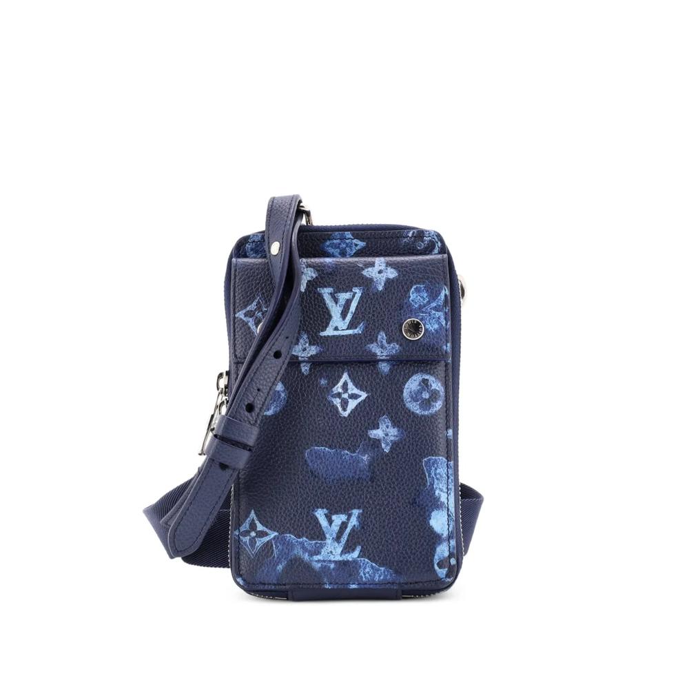 Сумка через плечо Phone Pouch Limited Edition Monogram Ink Watercolor Leather 1