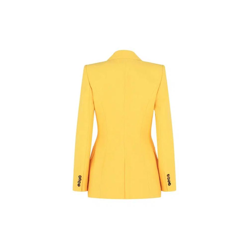 Блейзеры Alexander McQueen Tailored Double-Breasted Blazer 'Ярко-желтый' 2