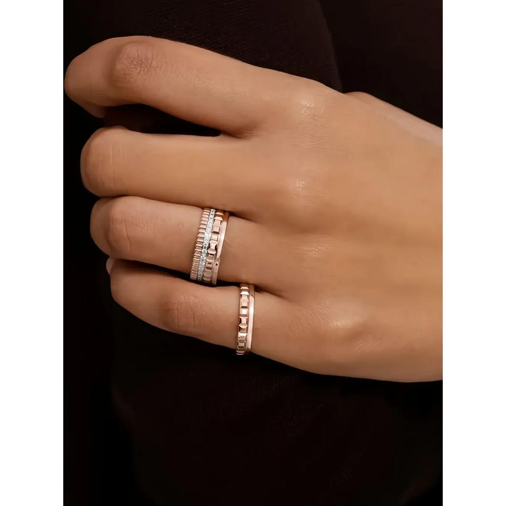 Кольцо Quatre Radiant Edition из розового золота 2