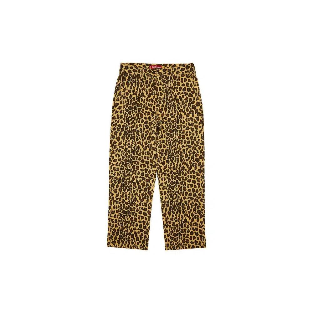 Брюки Supreme x Toy Machine Work Pant 'Leopard' 1